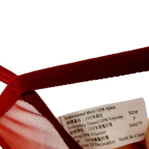 2/$20 Brand new ruby red rose panties underwear T-backs - Picture 4 of 4